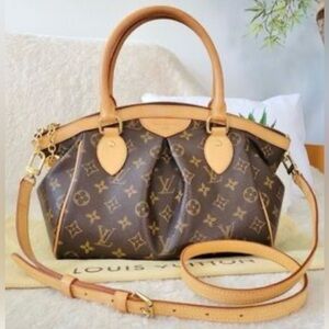 Authentic Louis Vuitton Bag Monogram Tivoli PM Bag Shoulder Bag Tote Handbag